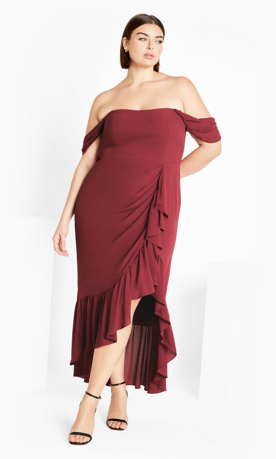 Rosabella Maxi Dress - garnet, PINK, alternate image number null