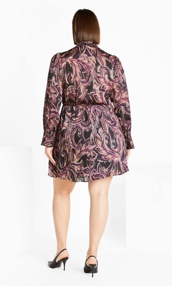 Zelda Dress - plum, PURPLE, alternate image number 2
