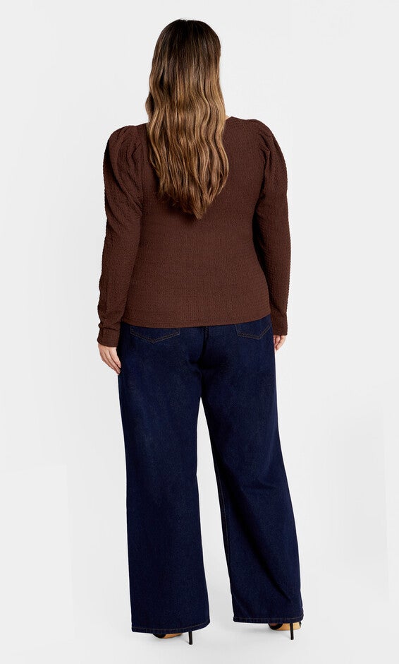 Mysteria Top - chocolate, BROWN, alternate image number 2