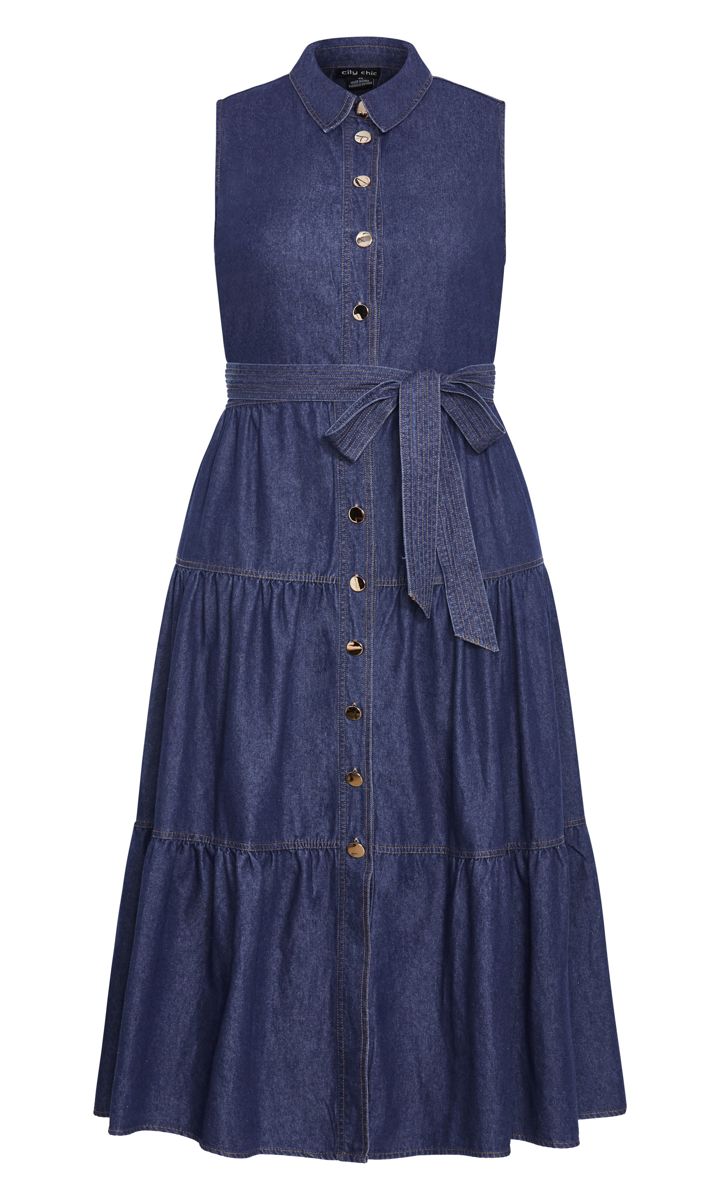 Raya Maxi Dress - dark denim, BLUE, alternate image number 4