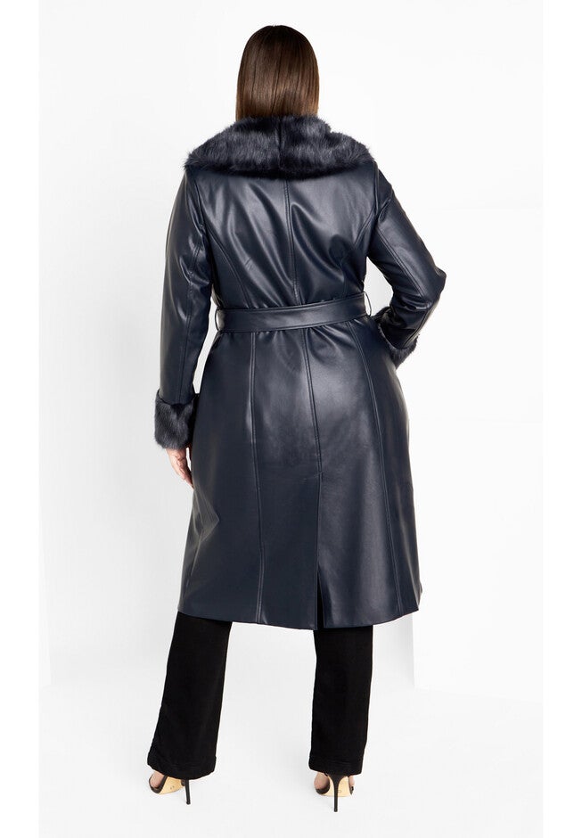 Spanish Romance Coat - steel blue, BLUE, on-hover image number null