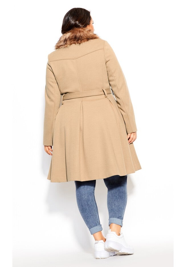 Blushing Belle Coat - taupe, BROWN, on-hover image number 1