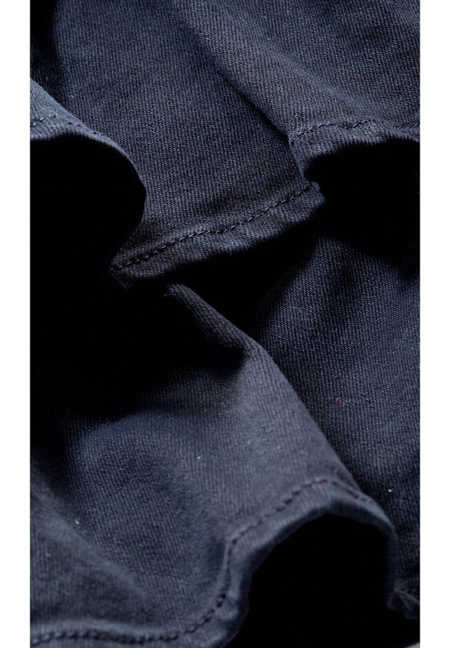 Amina Frill High Waist Mini Short - navy, BLUE, alternate image number 5