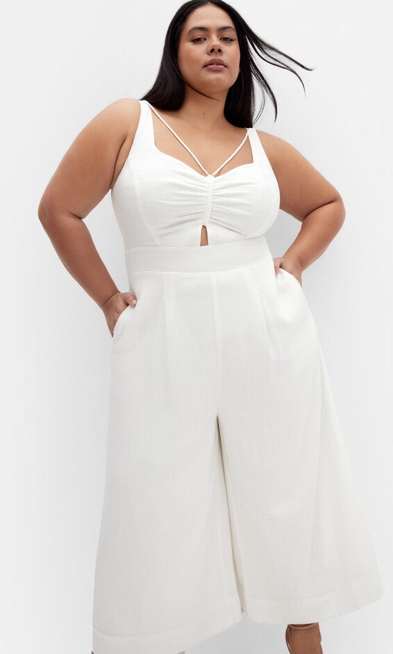 Ryann Jumpsuit - ivory, WHITE, alternate image number null