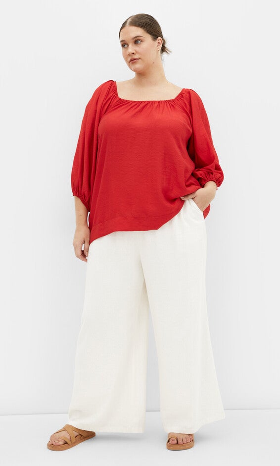 Leila Top - cherry, RED, alternate image number null