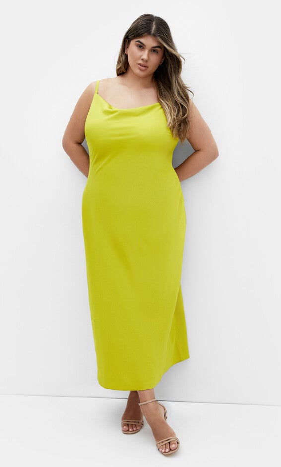 Sadie Dress - chartreuse, GREEN, hi-res image number null