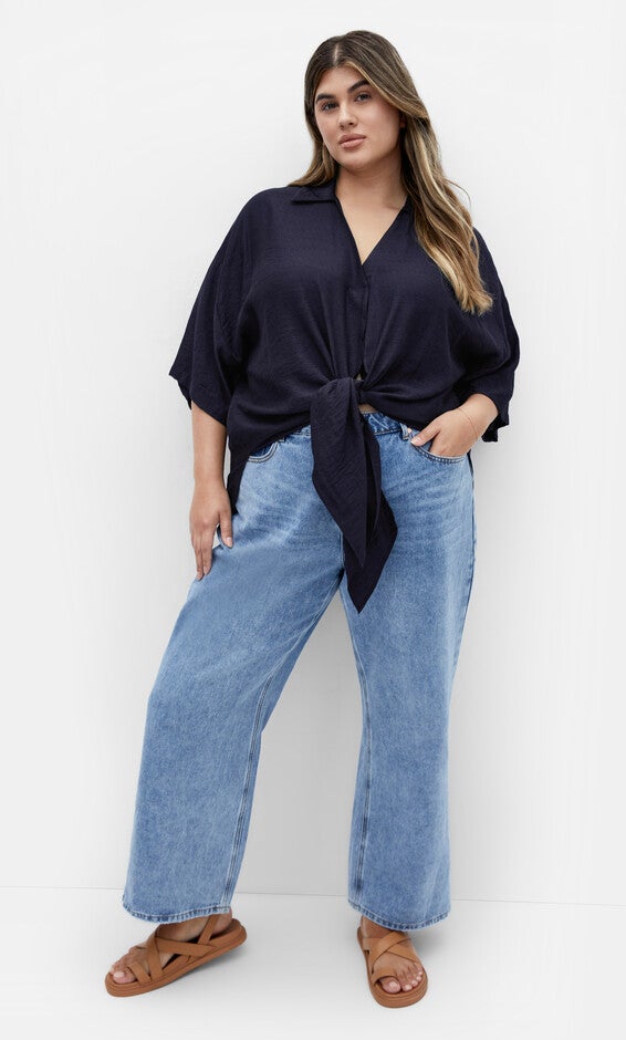 Rosie Shirt - navy, BLUE, alternate image number null
