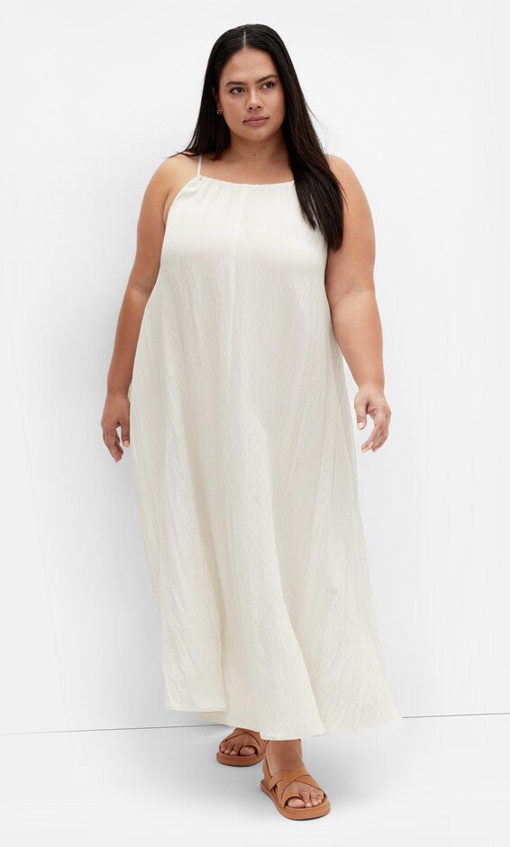 Aiza Dress - oat, BEIGE, hi-res image number null