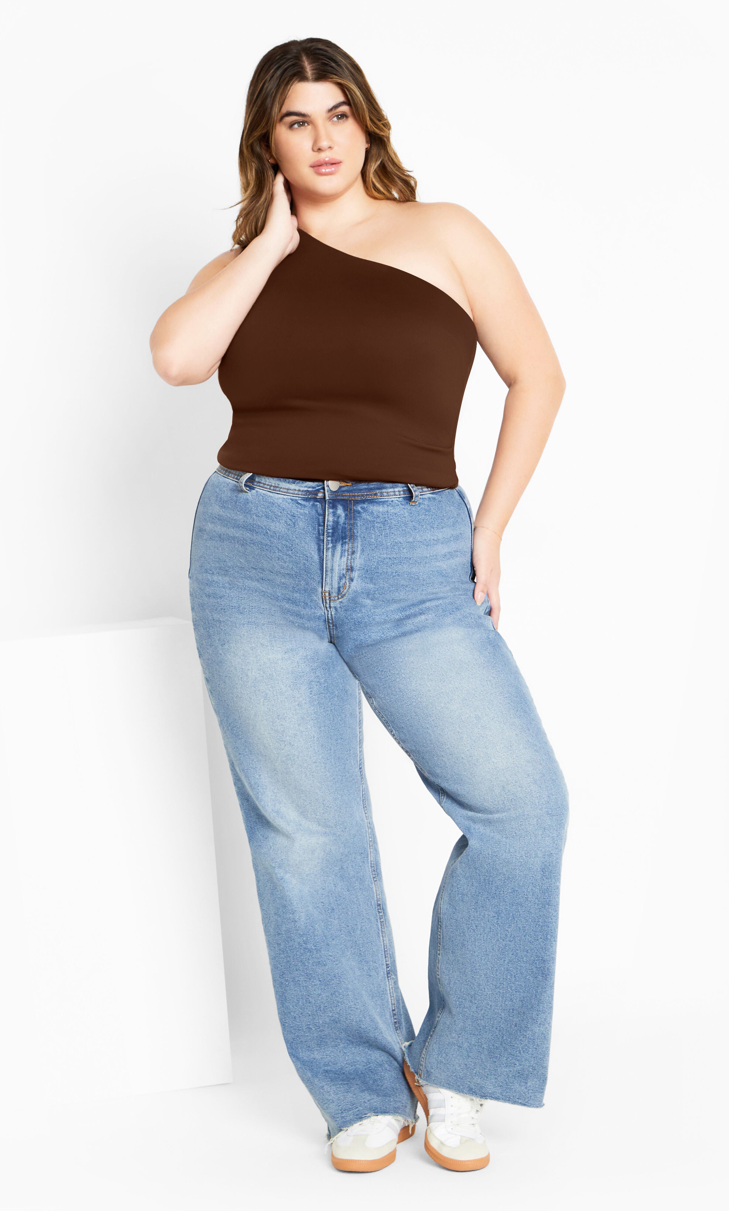 Swept Away Top - cocoa, BROWN, alternate image number 2