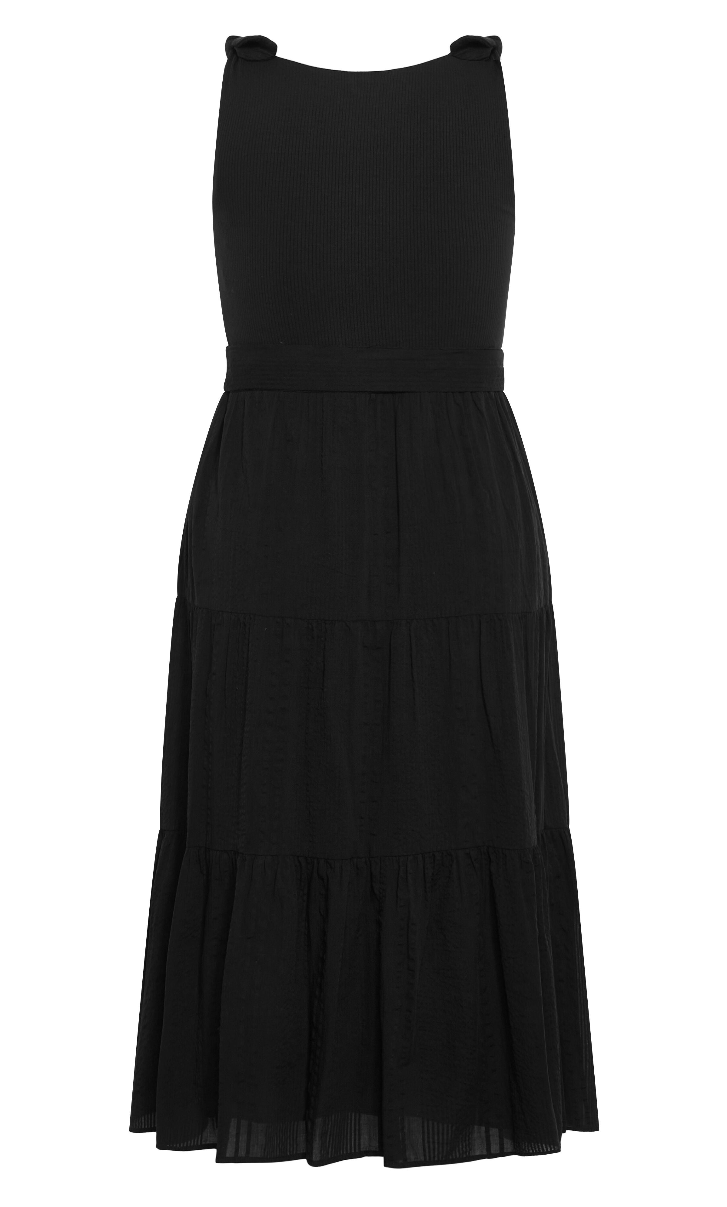 Hallie Dress - black, BLACK, alternate image number 4
