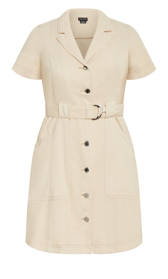 Melina Dress - stone, STONE, alternate image number null