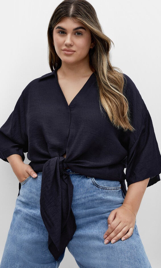 Rosie Shirt - navy, BLUE, hi-res image number null