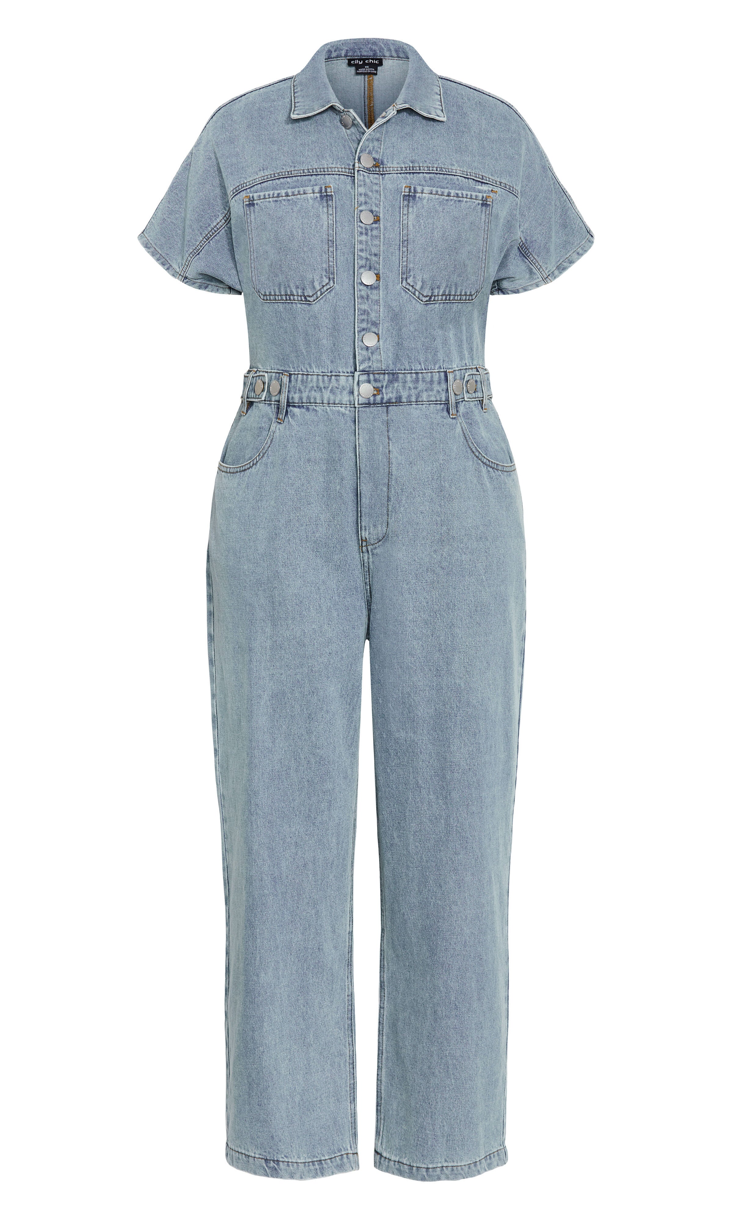 Karsyn Boiler Suit - light denim, BLUE, alternate image number 5