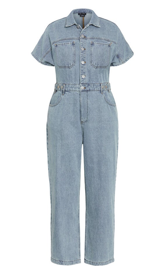 Karsyn Boiler Suit - light denim, BLUE, alternate image number 5