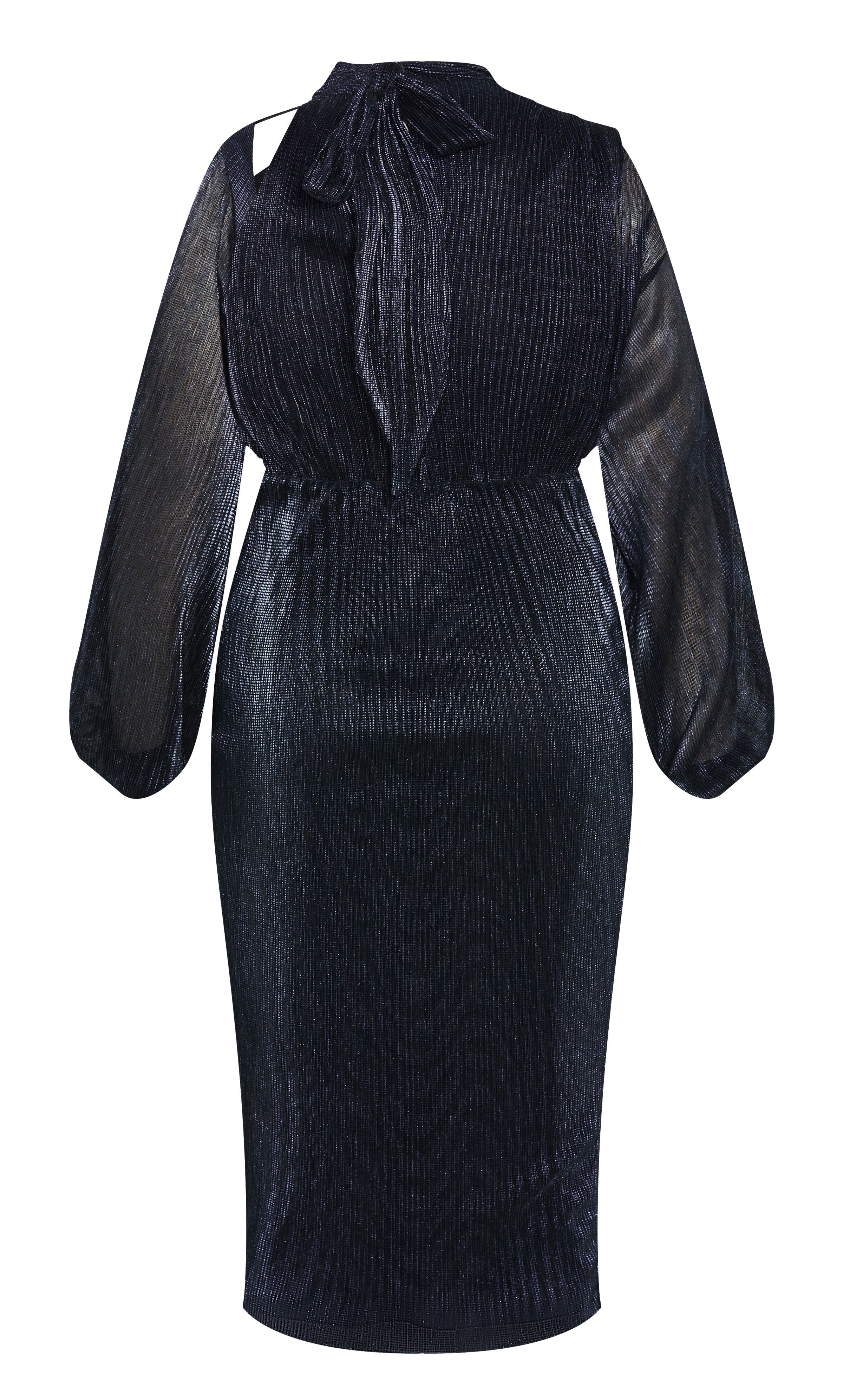 Jaylee Mesh Dress - midnight, BLUE, alternate image number 4