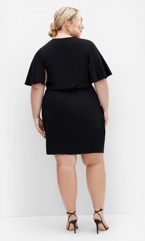 Braelynn Short Dress - black, BLACK, alternate image number 1
