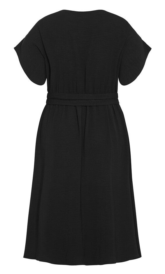 Maya Midi Dress - black, BLACK, alternate image number 6