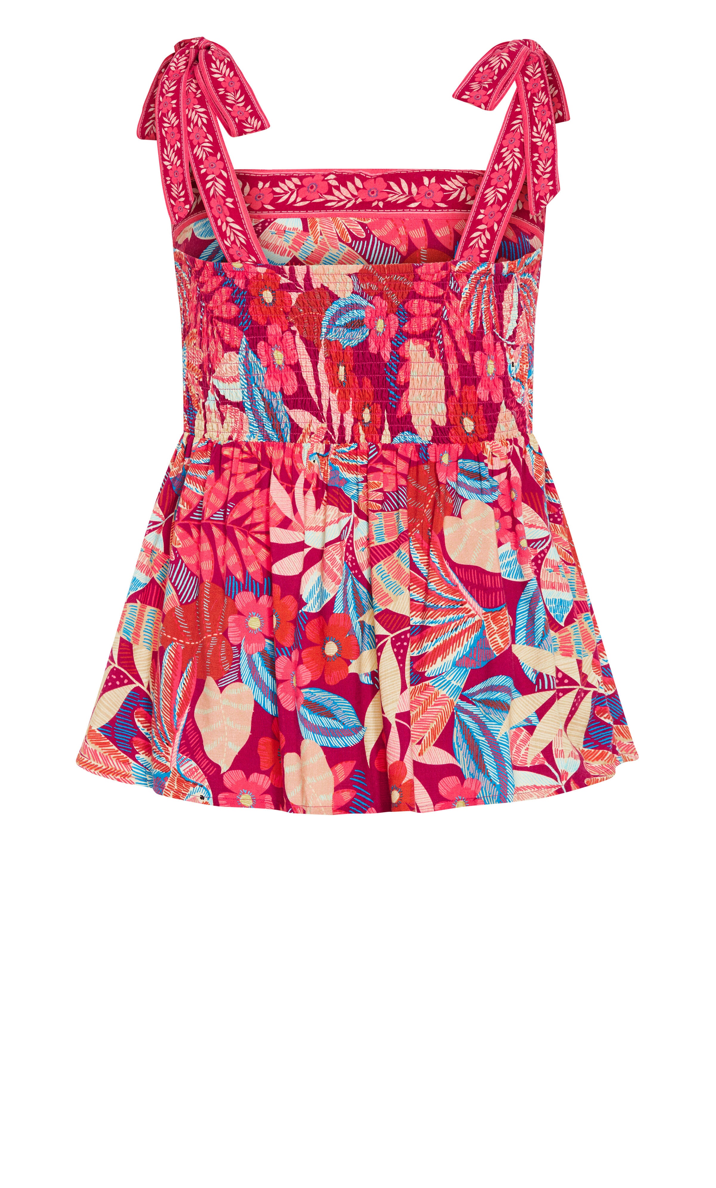 Paradiso Print Top - pink, PINK, alternate image number 5