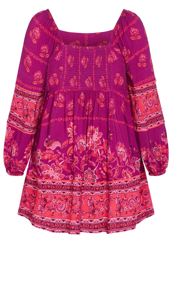 Jasmine Micro Mini Dress - magenta, PURPLE, alternate image number 4