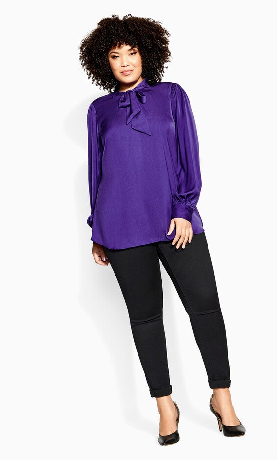 In Awe Top - royal purple, PURPLE, alternate image number null
