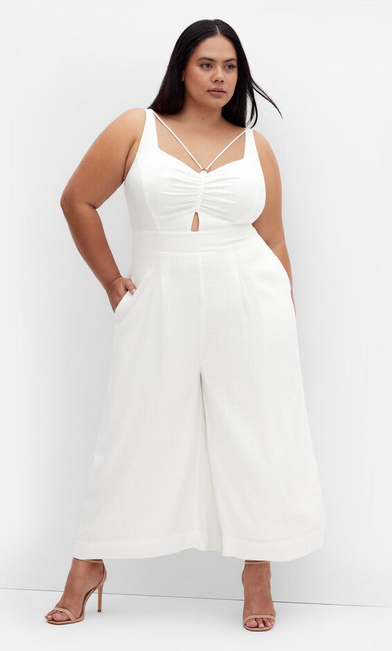 Ryann Jumpsuit - ivory, WHITE, hi-res image number null