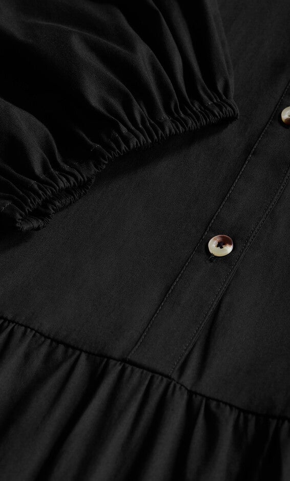 Kara Midi Dress - black, BLACK, alternate image number 6