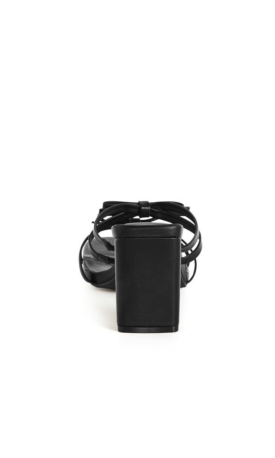 WIDE FIT Ava Mule - black, BLACK, alternate image number null