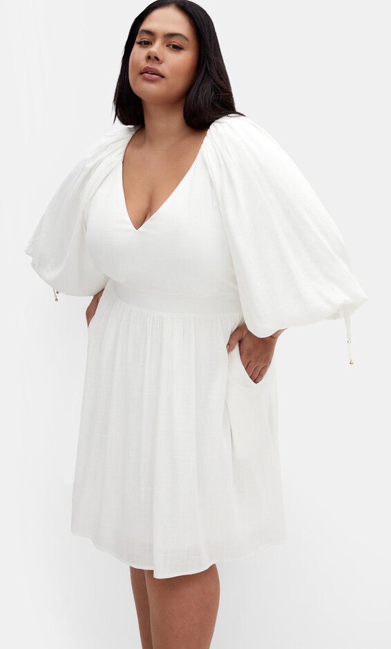Scarlette Dress - ivory, WHITE, alternate image number null