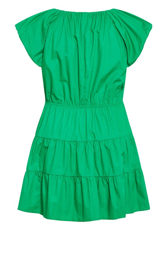 Alina Dress - bright green, BRIGHT, alternate image number null