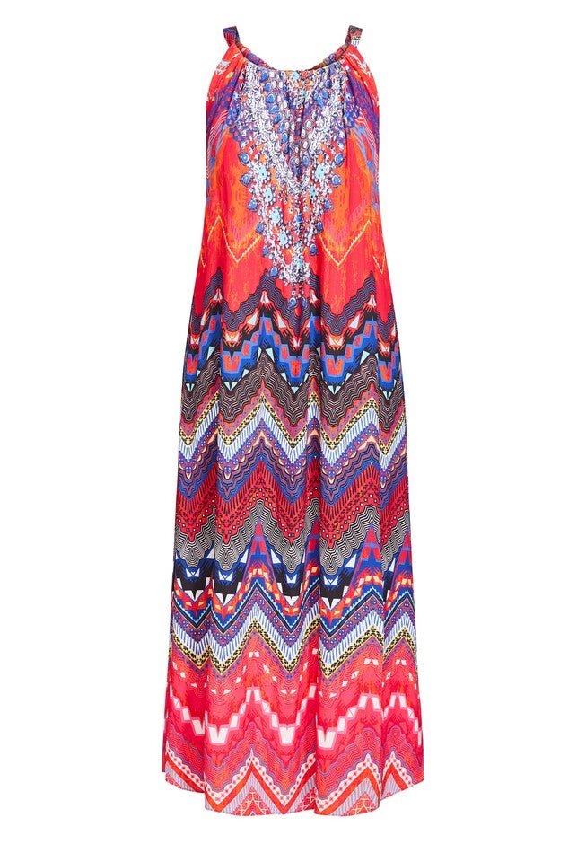 Beauty Halter Maxi Dress, TOMORROW'S TRIBE, alternate image number 3