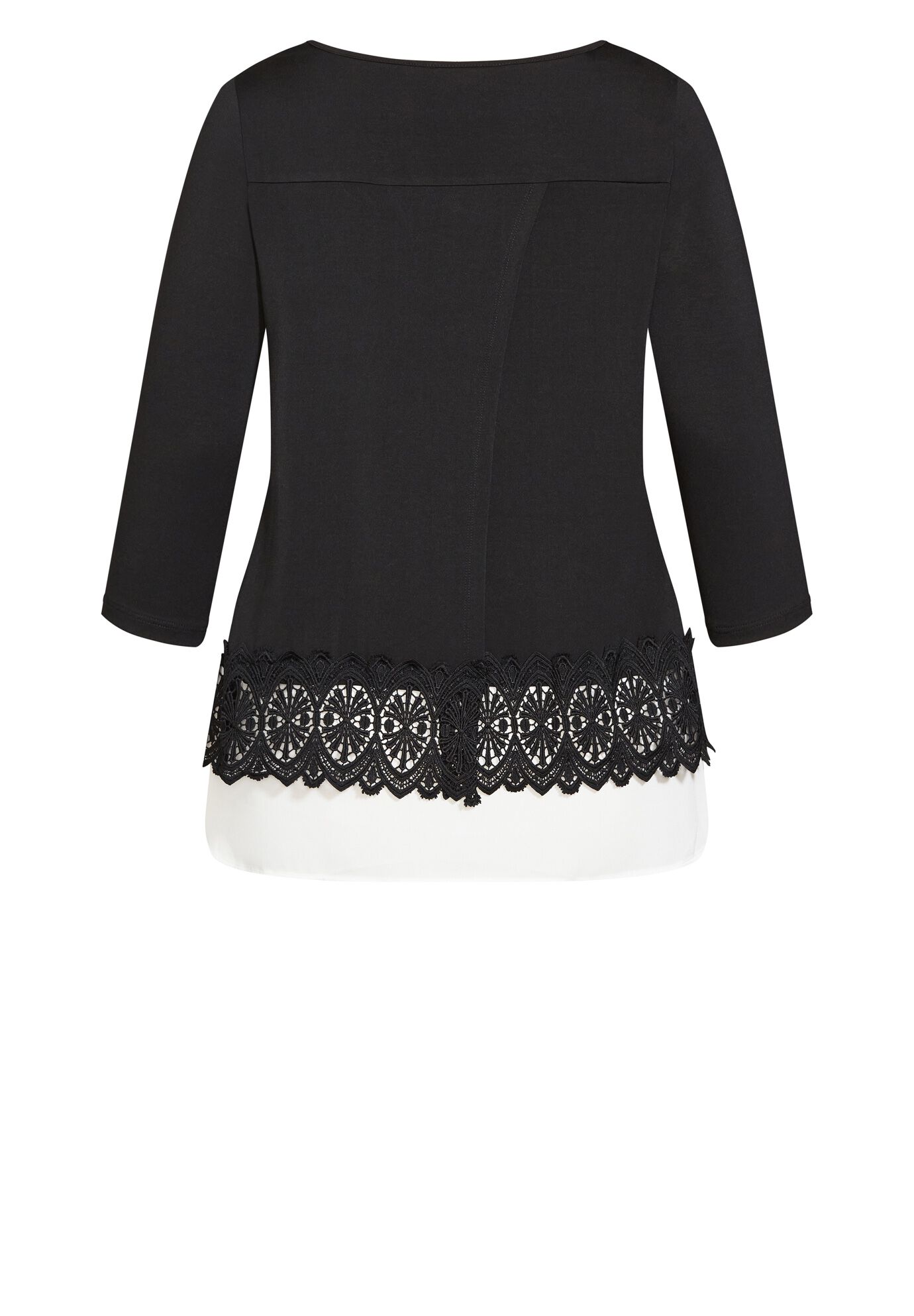 Inta Lace Top, BLACK, alternate image number 3