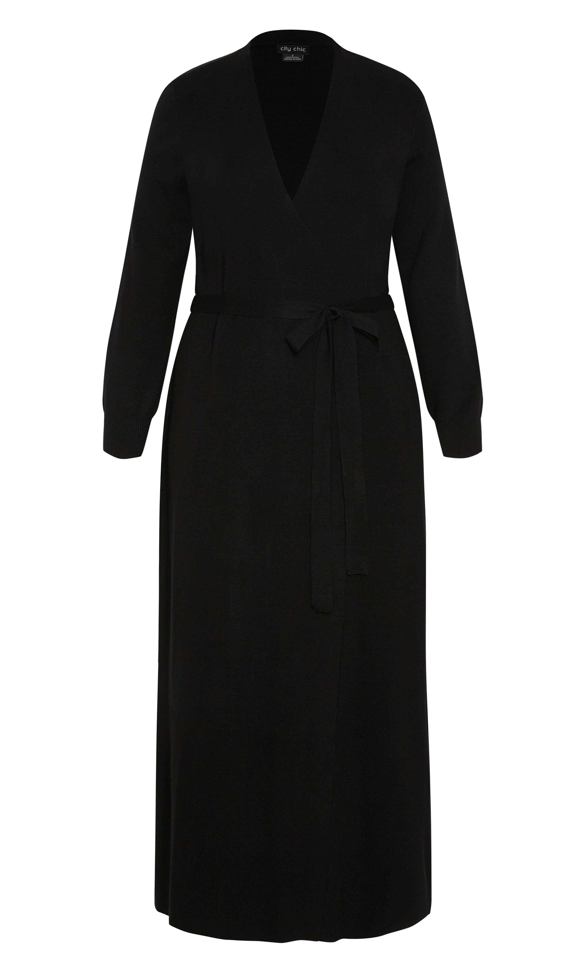 Goldie Longline Cardigan - black, BLACK, alternate image number 3