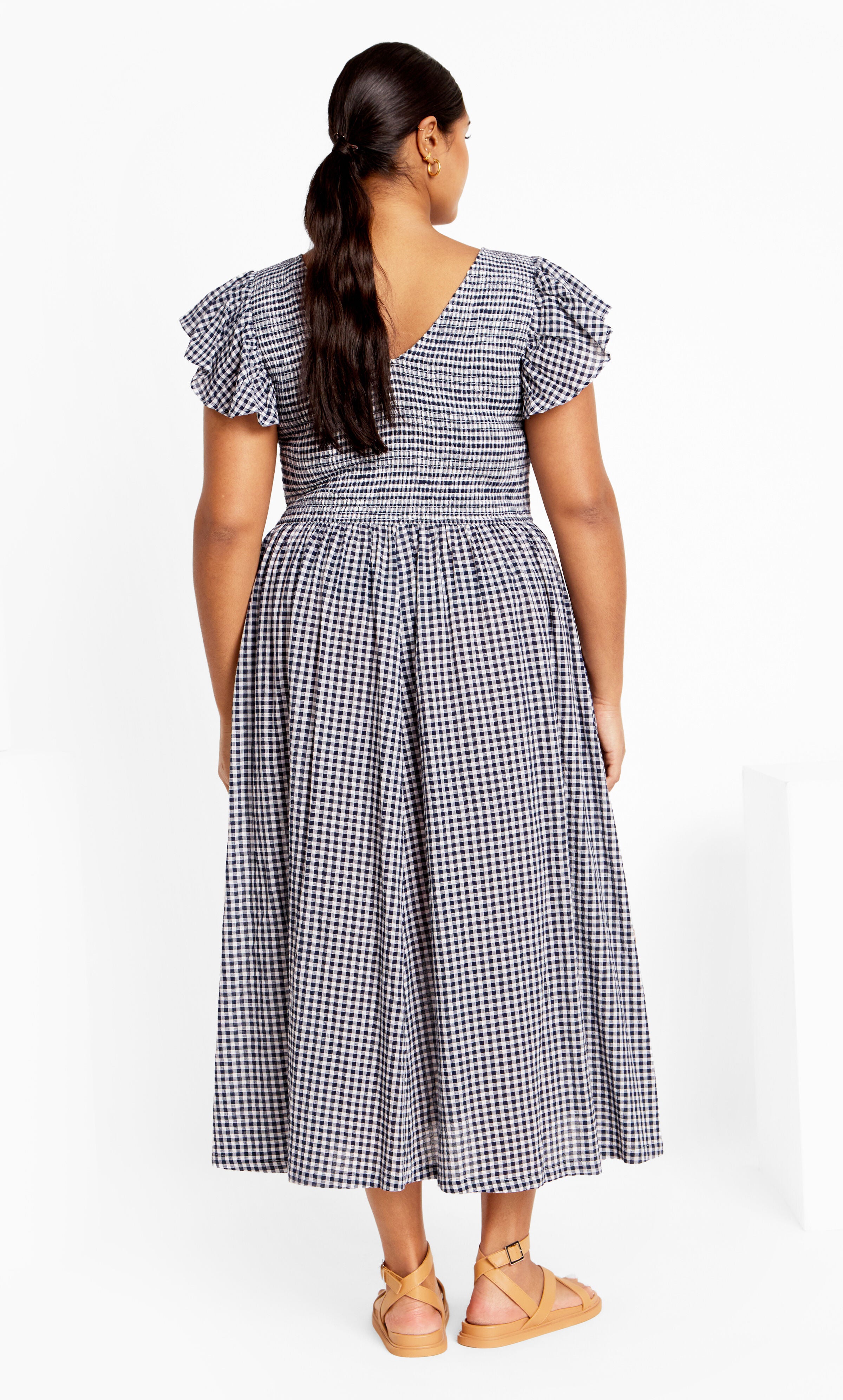 Charley Dress - navy, NAVY, alternate image number 1
