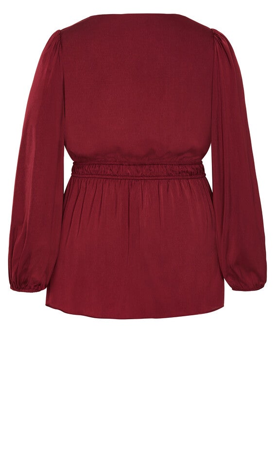 Aubree Shirt - cabernet, RED, alternate image number 6