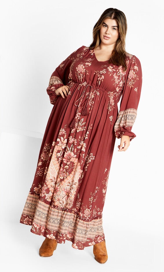 Faith Maxi Dress - desert rose, ORANGE, alternate image number null