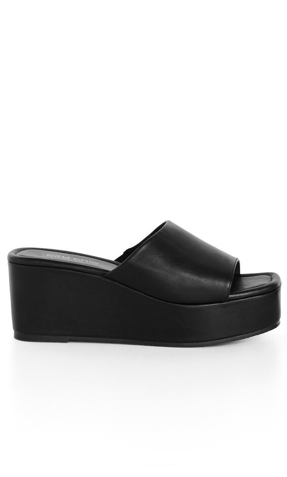 WIDE FIT Slidey Platform - black, BLACK, hi-res image number 0