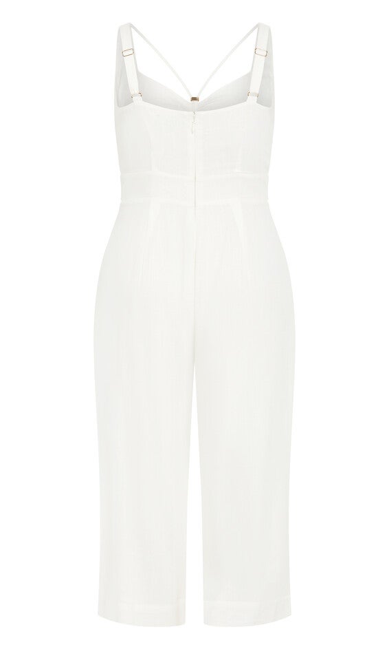 Ryann Jumpsuit - ivory, WHITE, alternate image number null