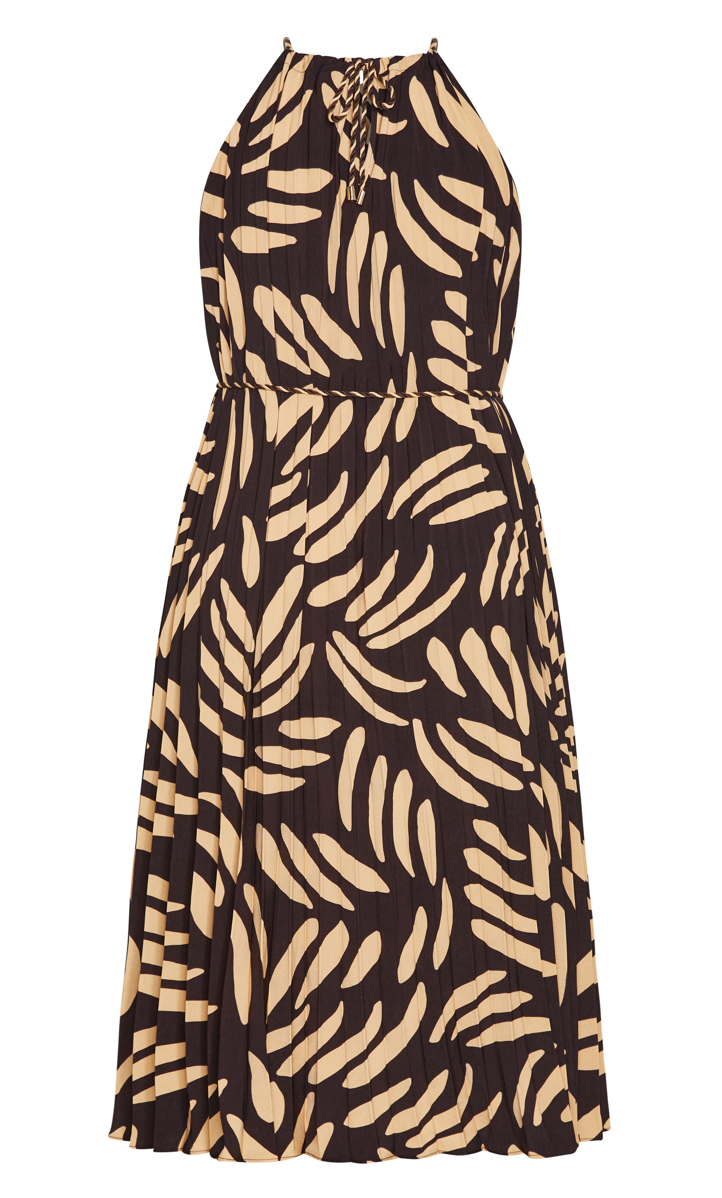 Tatum Dress - mono print, BLACK, alternate image number 4