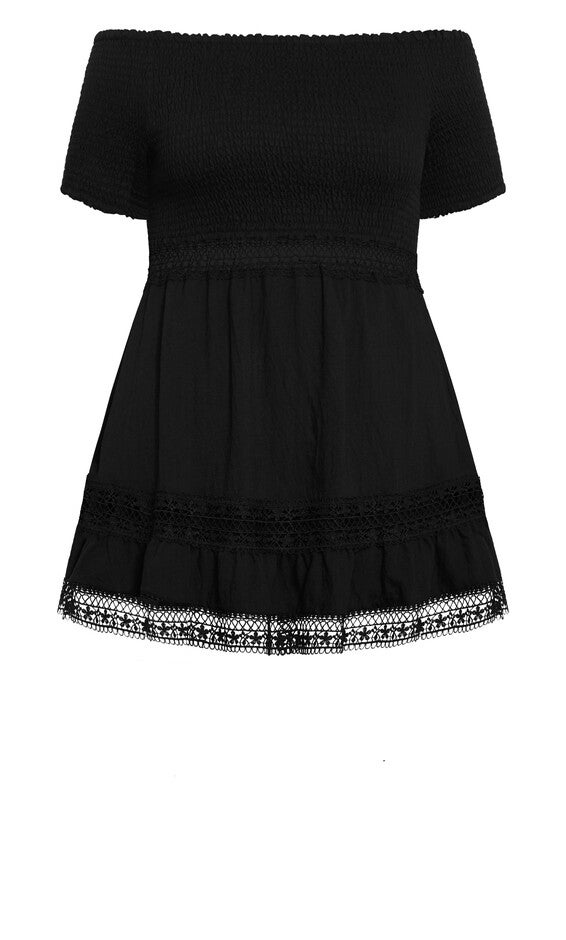 Aura Dress - black, BLACK, alternate image number null