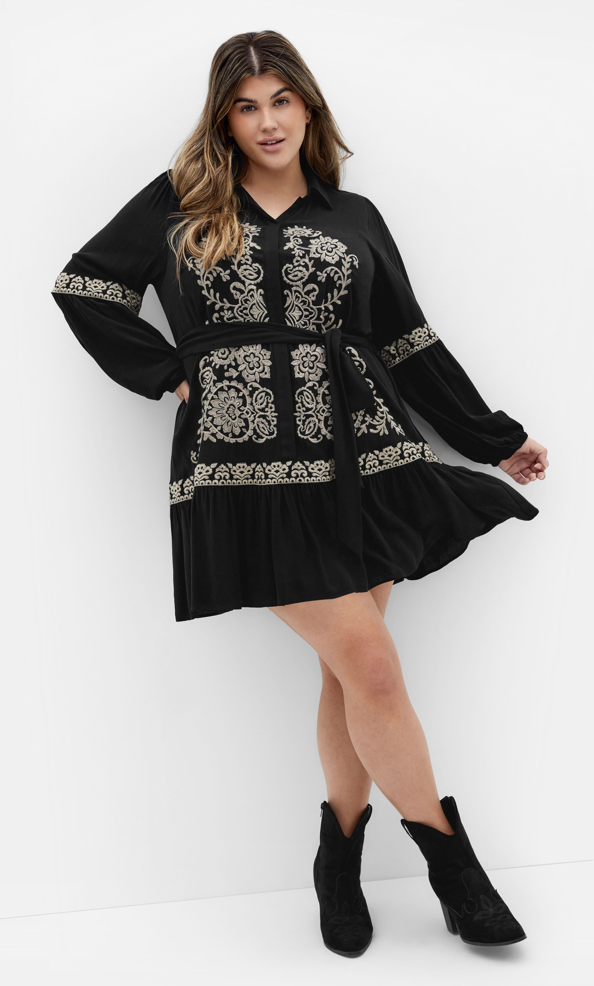 Marlie Dress - black, BLACK, hi-res image number 0