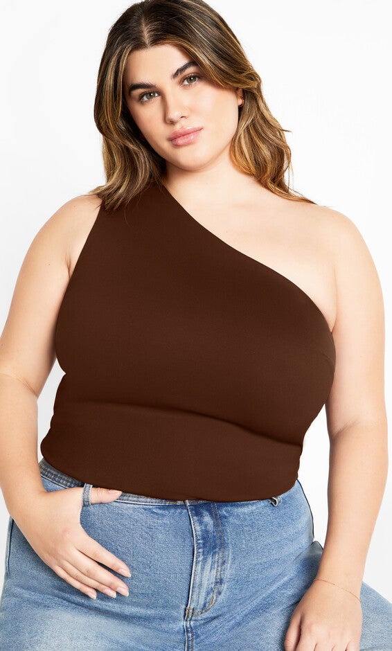 Swept Away Top - cocoa, BROWN, hi-res image number 0