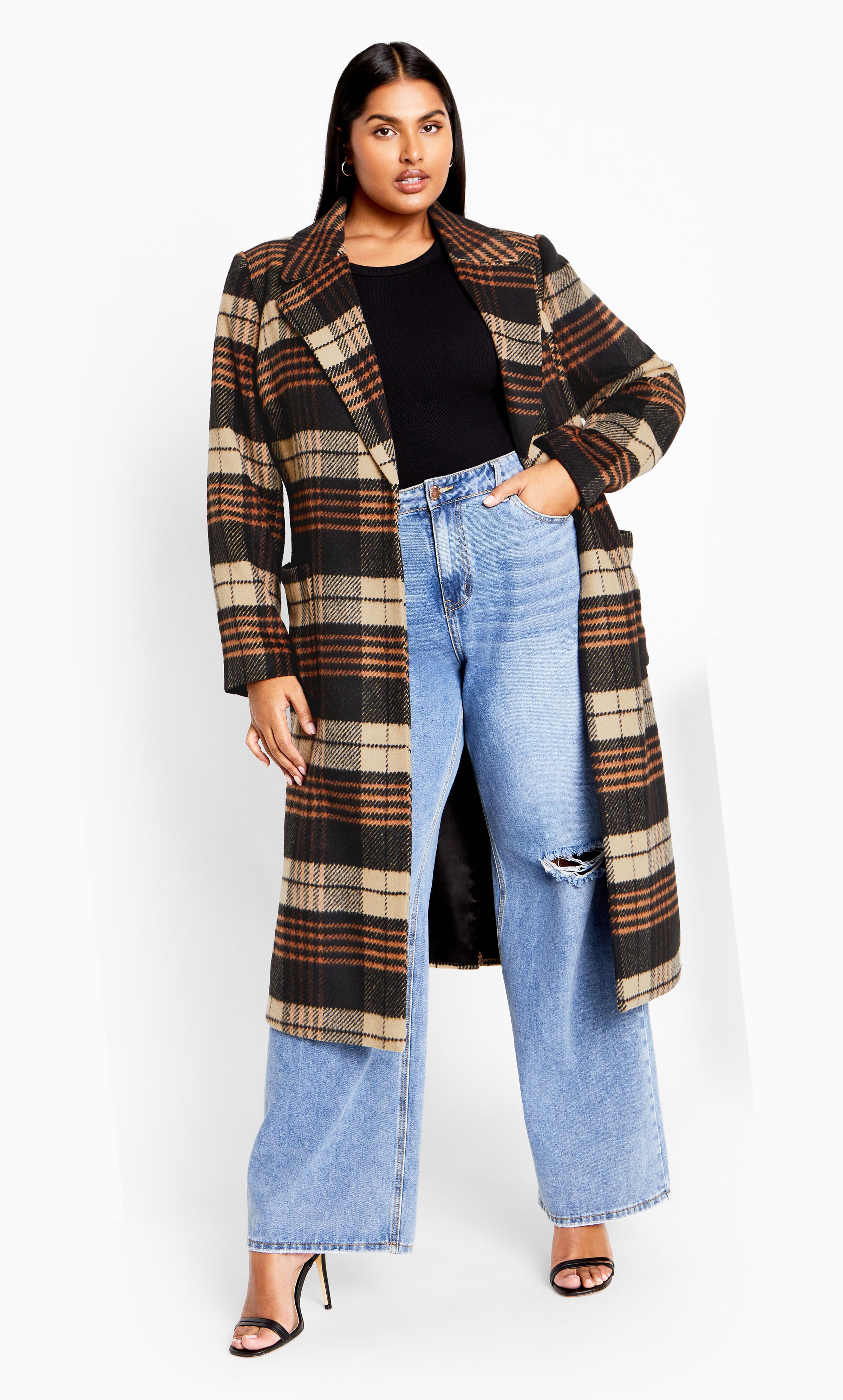 Alani Coat - camel, BLACK, hi-res image number 0