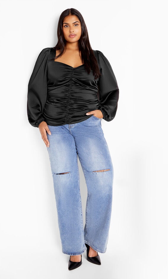 Sienna Top - black, BLACK, alternate image number 2