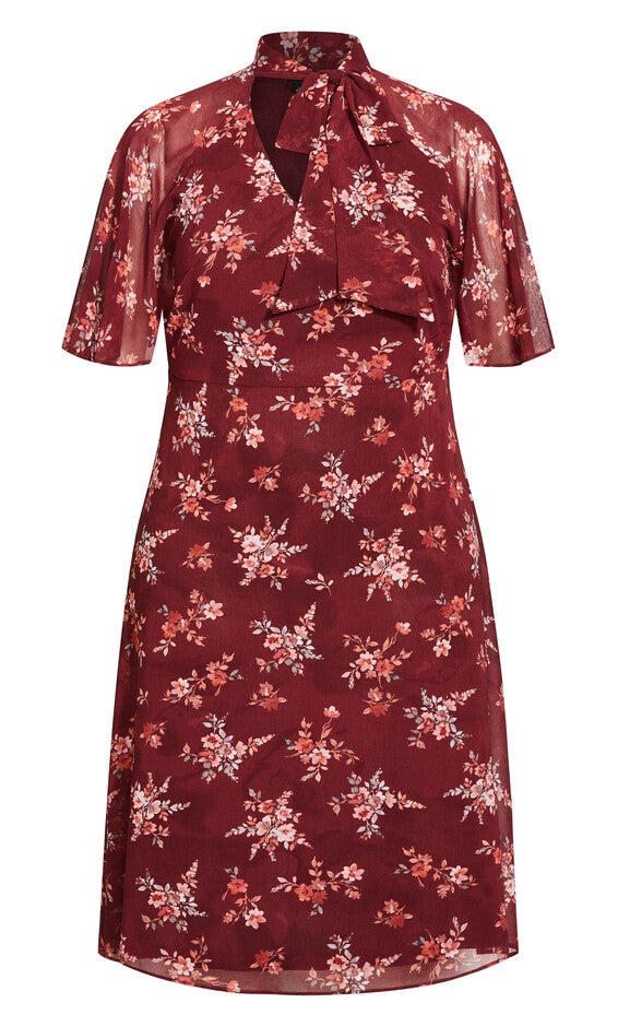 Alexandra Dress - port, PORT DITSY BLOOM, alternate image number 5