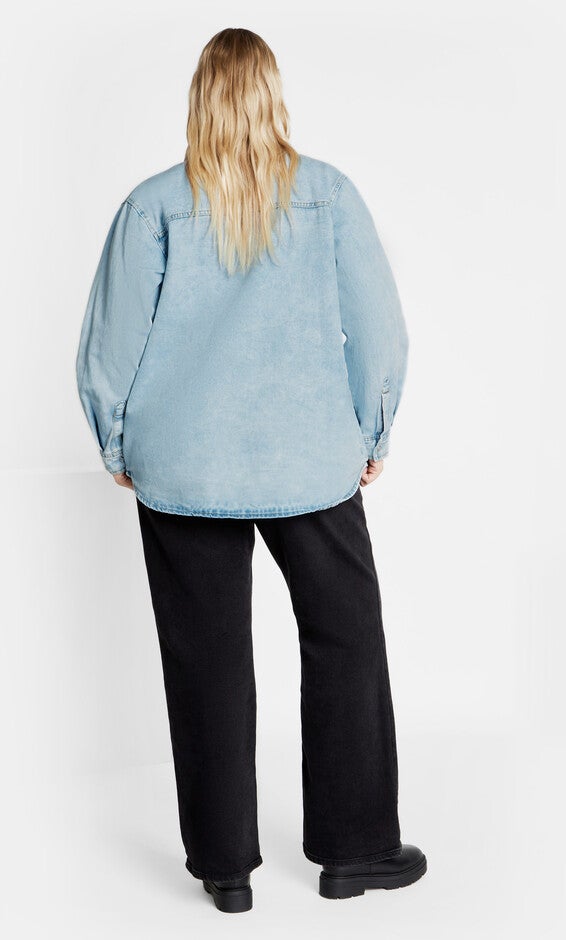 Denim Ivy Shirt - light denim, DENIM, alternate image number null