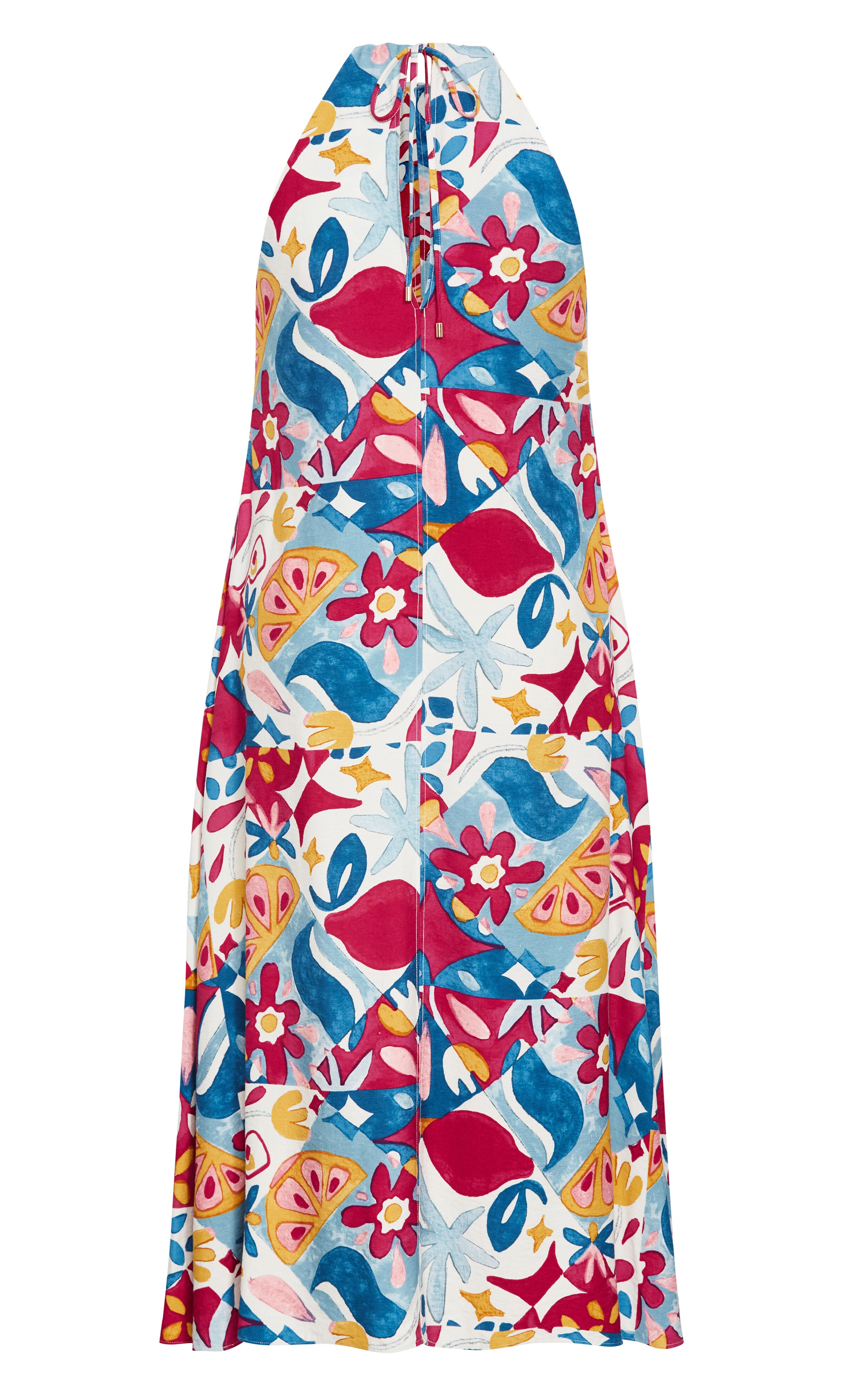 Mosaic Maxi Dress - print, BLUE, alternate image number 5