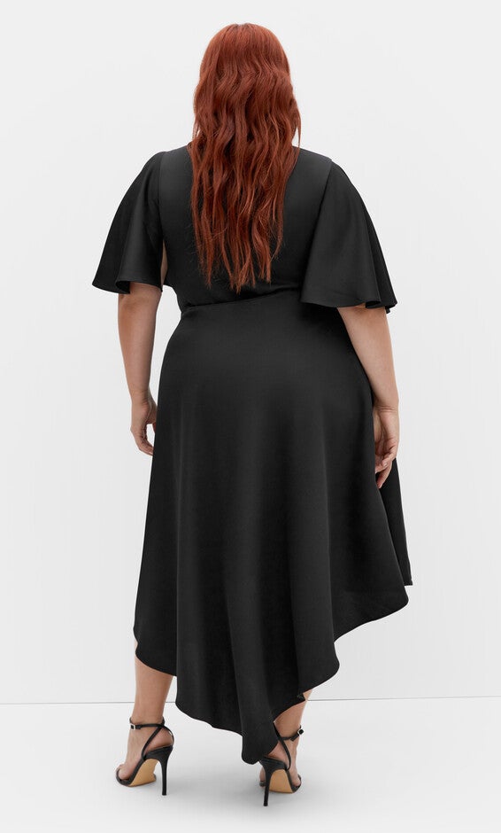 Scarlette Flutter Dress - black, BLACK, alternate image number 1