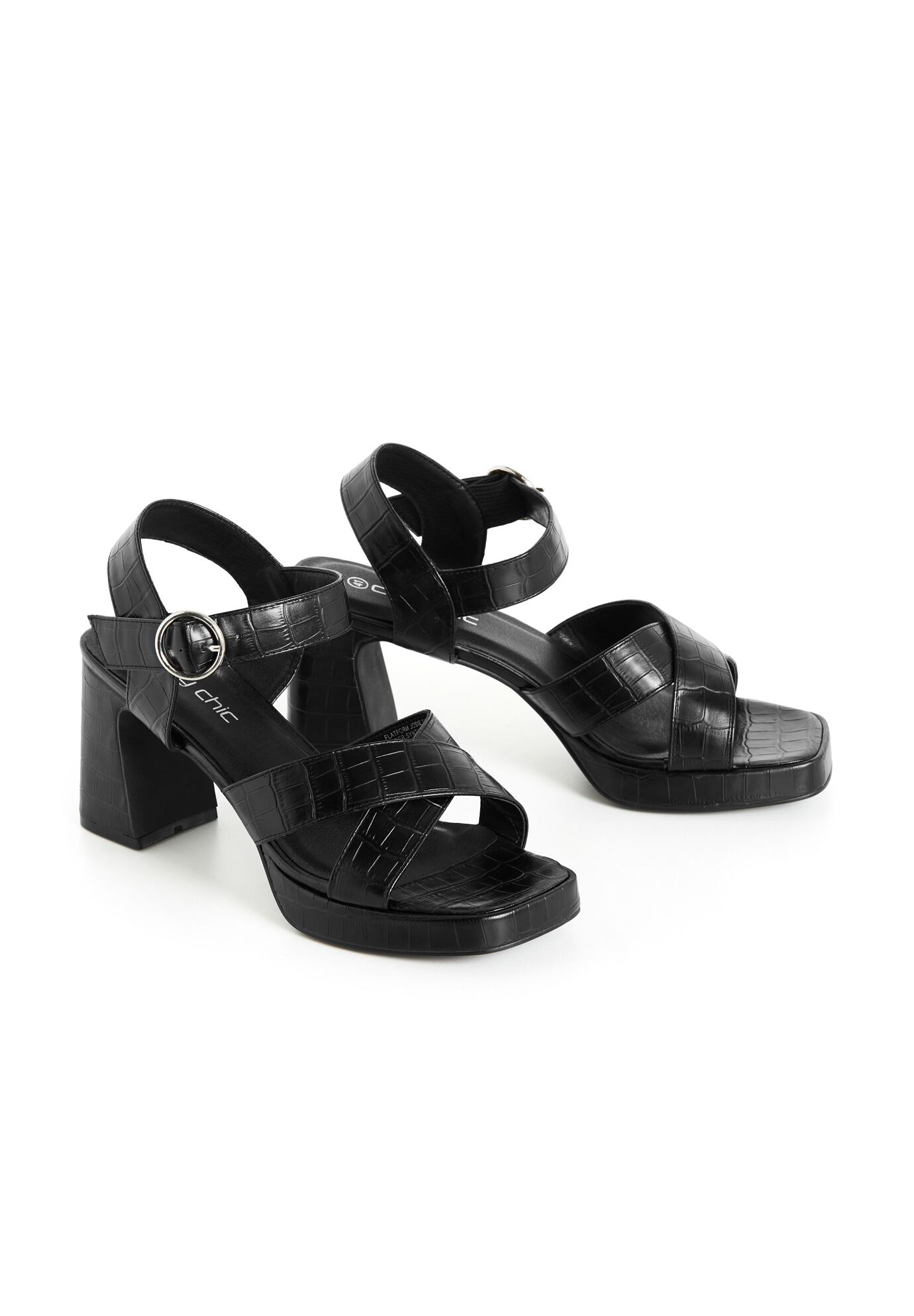 WIDE FIT Josie Platform - black, BLACK, alternate image number 5
