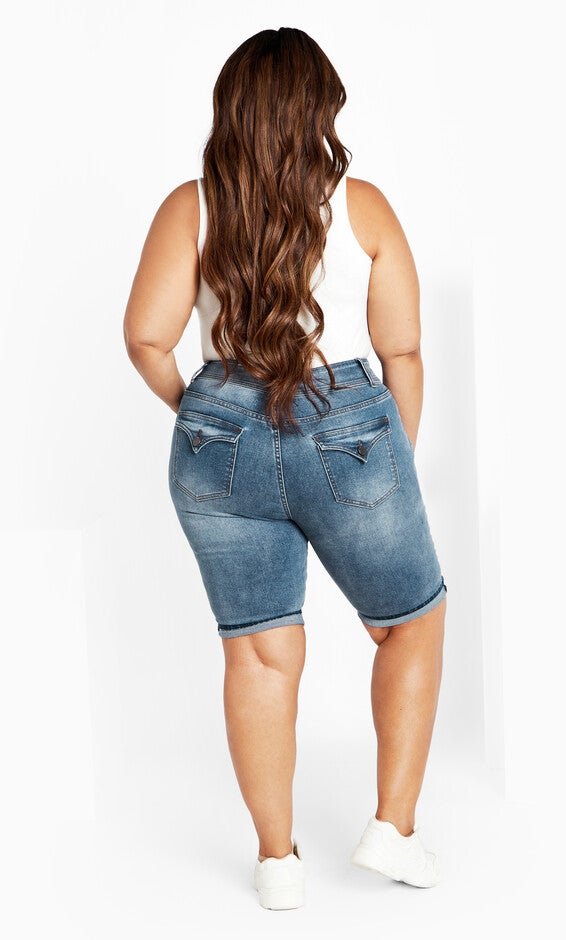 Killer Pins Short - light denim, BLUE, alternate image number null