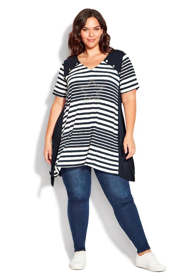 Karina Tunic, NAVY, alternate image number 4